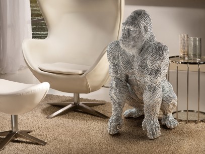 ·GORILA· LARGE FIGURE, SILVER