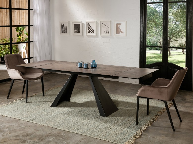 MESA COMEDOR EXT.·ALAI· MARRON
