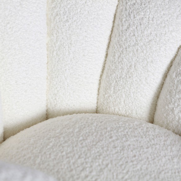 SILLÓN GIRATORIO BOUCLÉ CREST