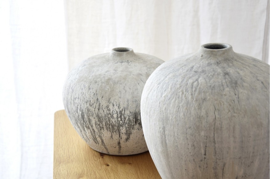 Jarrón cerámica LU bajo