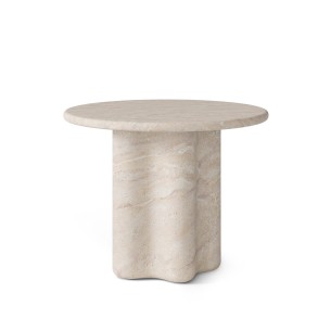 Mesa auxiliar efecto travertino Chiara