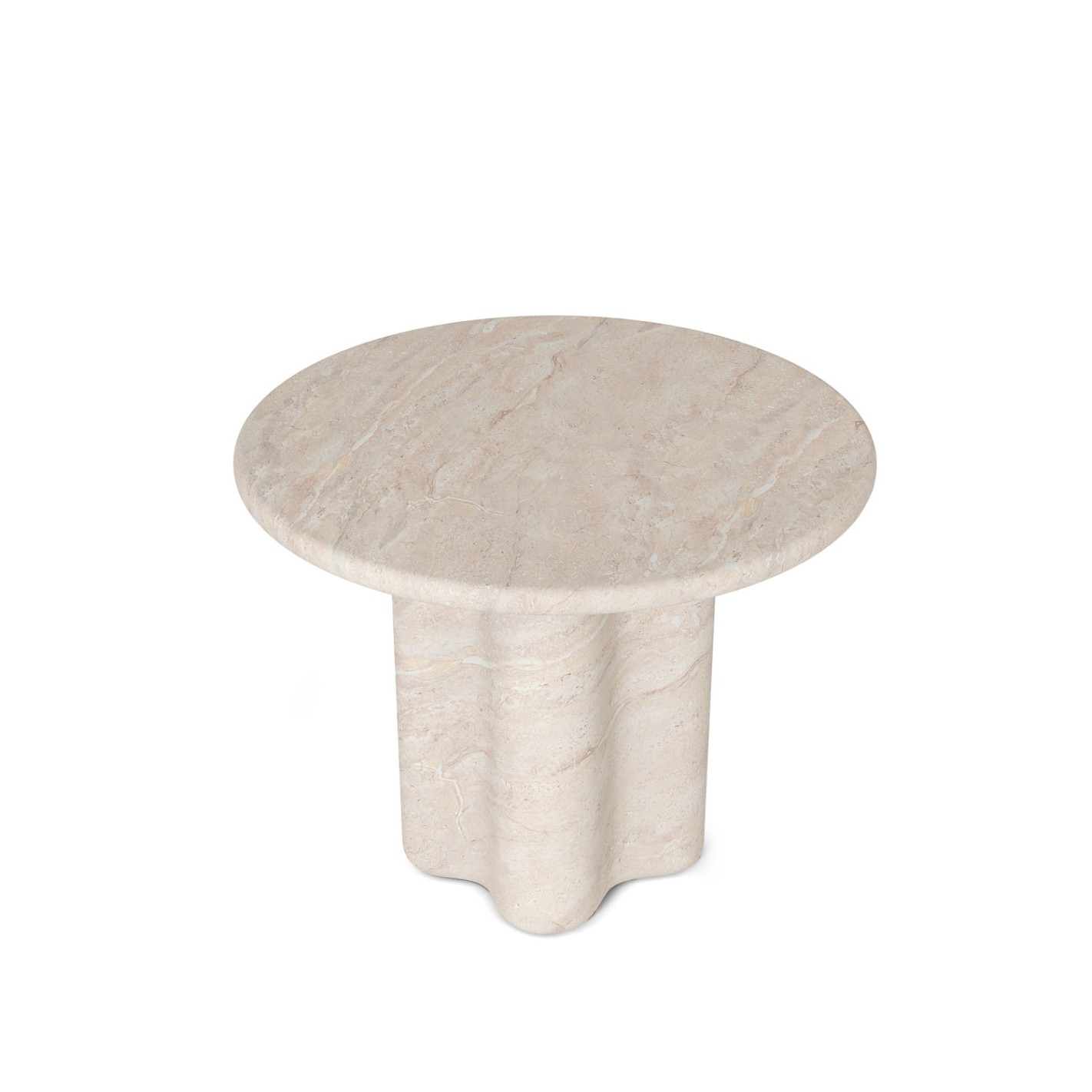 Mesa auxiliar efecto travertino Chiara