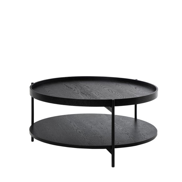 Mesa de centro negro Dareck