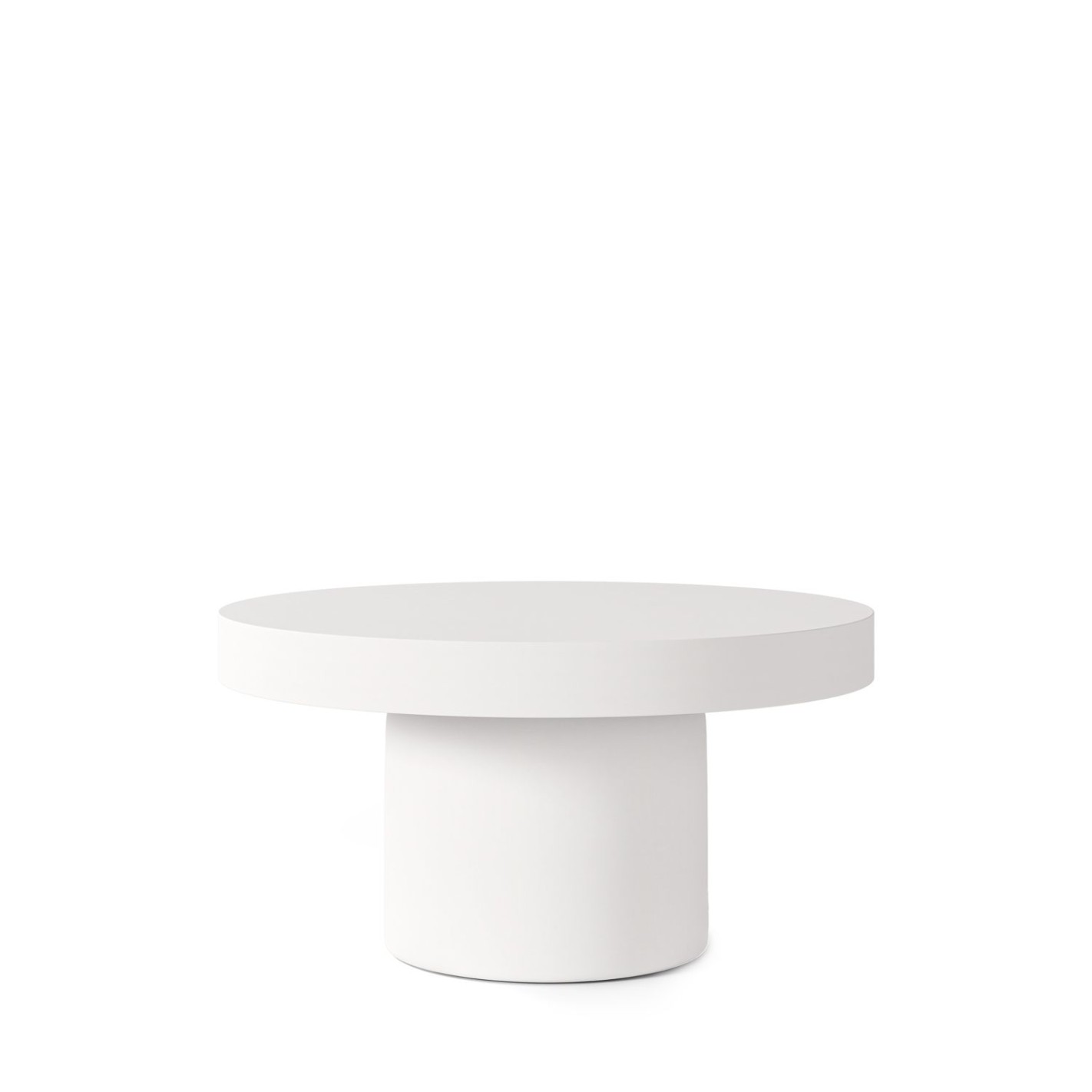 Mesa centro Mauro blanco cemento