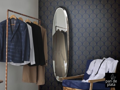 ARIES-ESPEJO OVAL136X36 PLATA