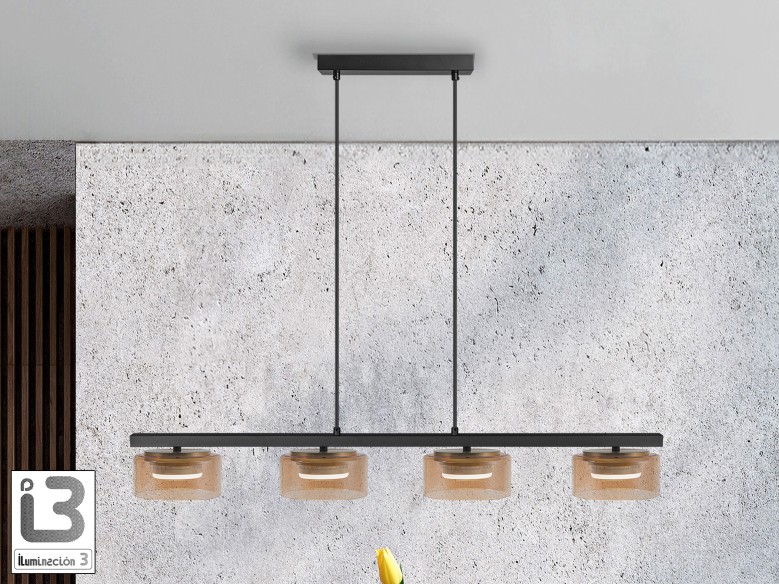 I3 - OLAIA - LAMP 4L BLACK-AMBER