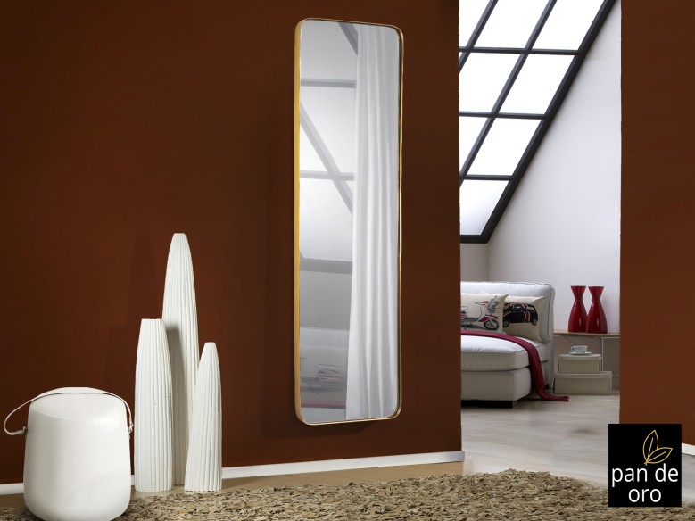 ·ORIO· RECT. MIRROR, 51x165, GOLD