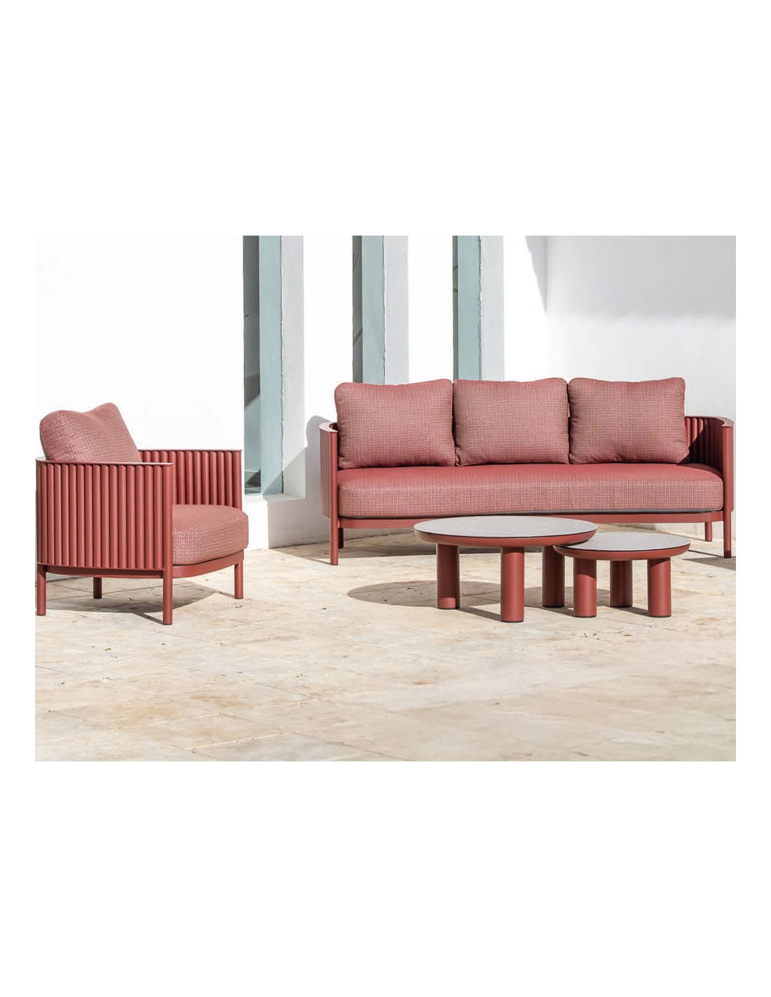 Set exterior MONACO granate