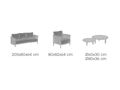 copy of Set exterior MONACO granate 2