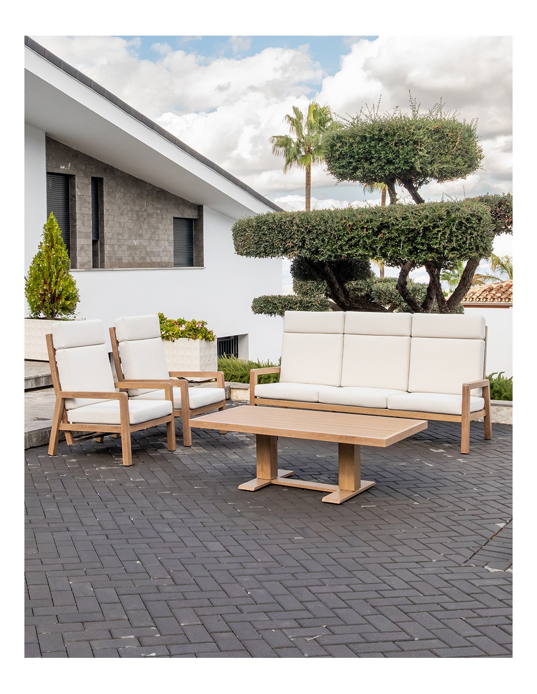 Set exterior NALI madera