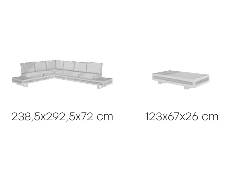 Set exterior BONGO blanco