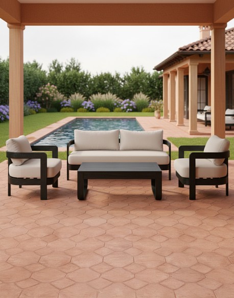 Set exterior CORÉ 2P negro