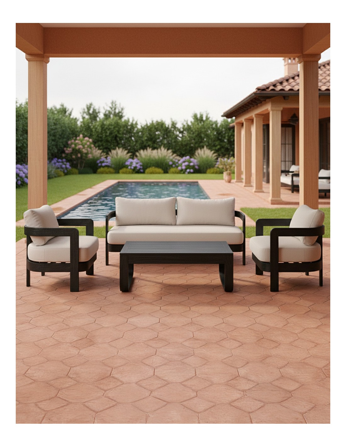 Set exterior CORÉ 2P negro