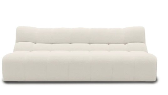 Sofá Nude blanco 3 plazas