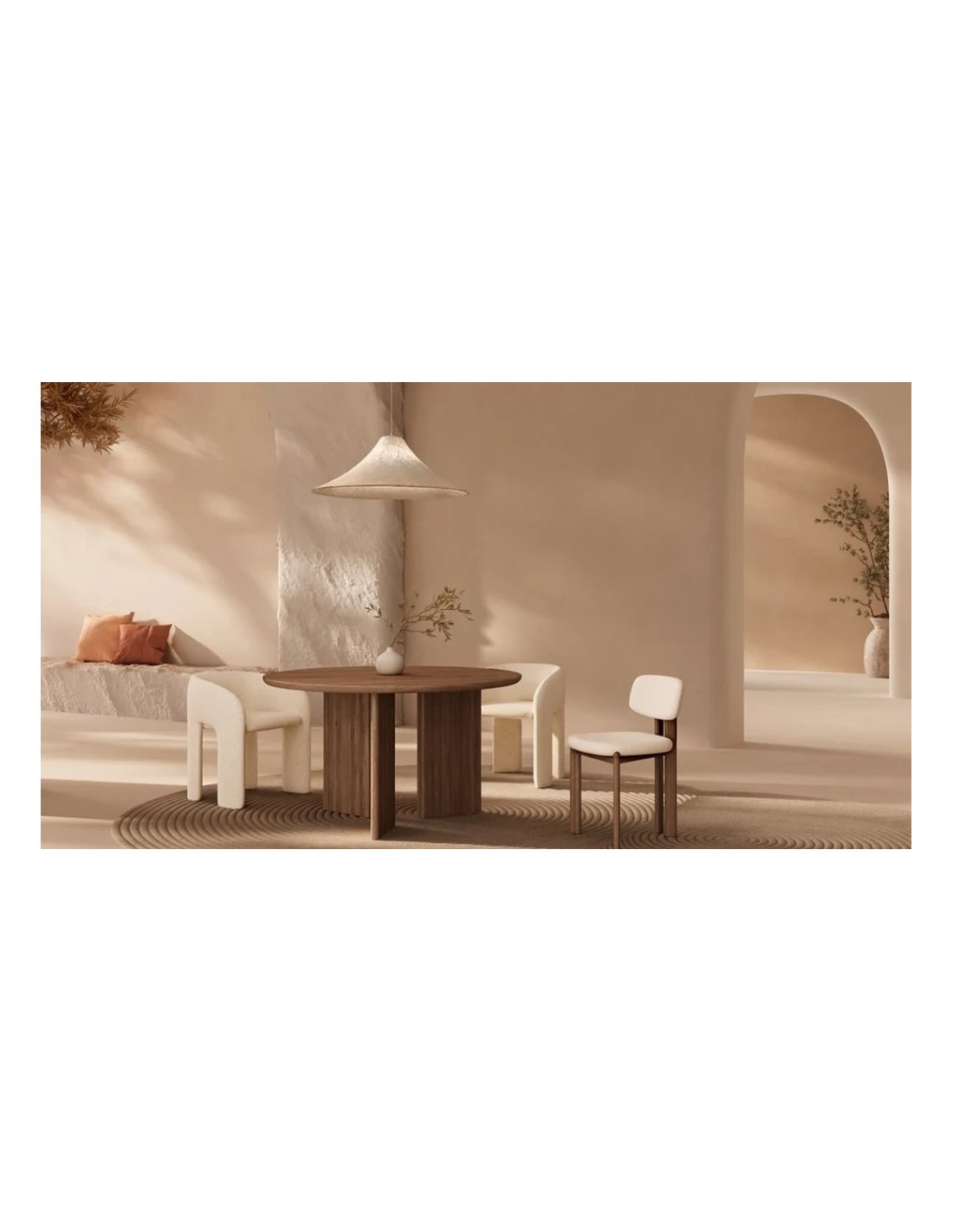 Mesa comedor Zen redonda