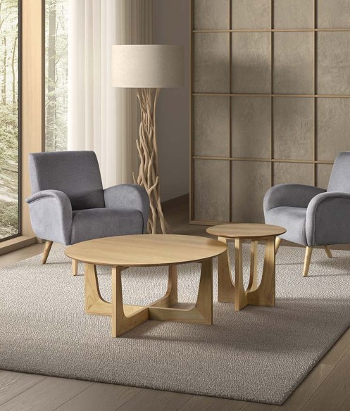 Mesa auxiliar natural