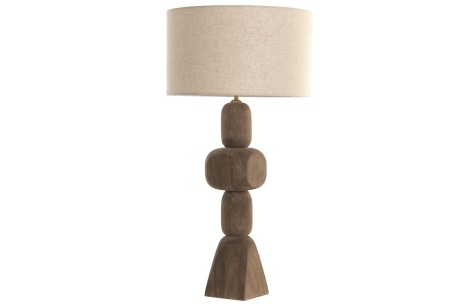 Lámpara sobremesa mango lino