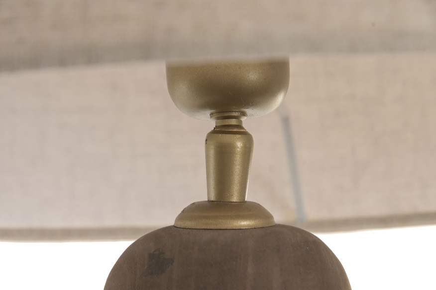 Lámpara sobremesa mango lino