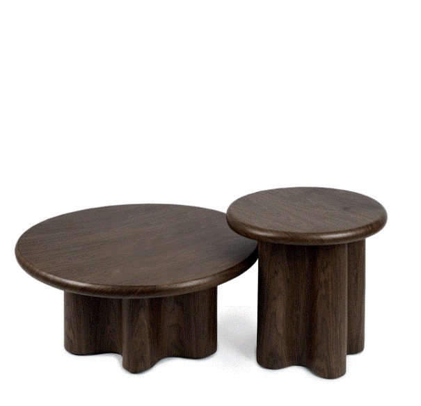 Mesa centro Mateo 80 nogal