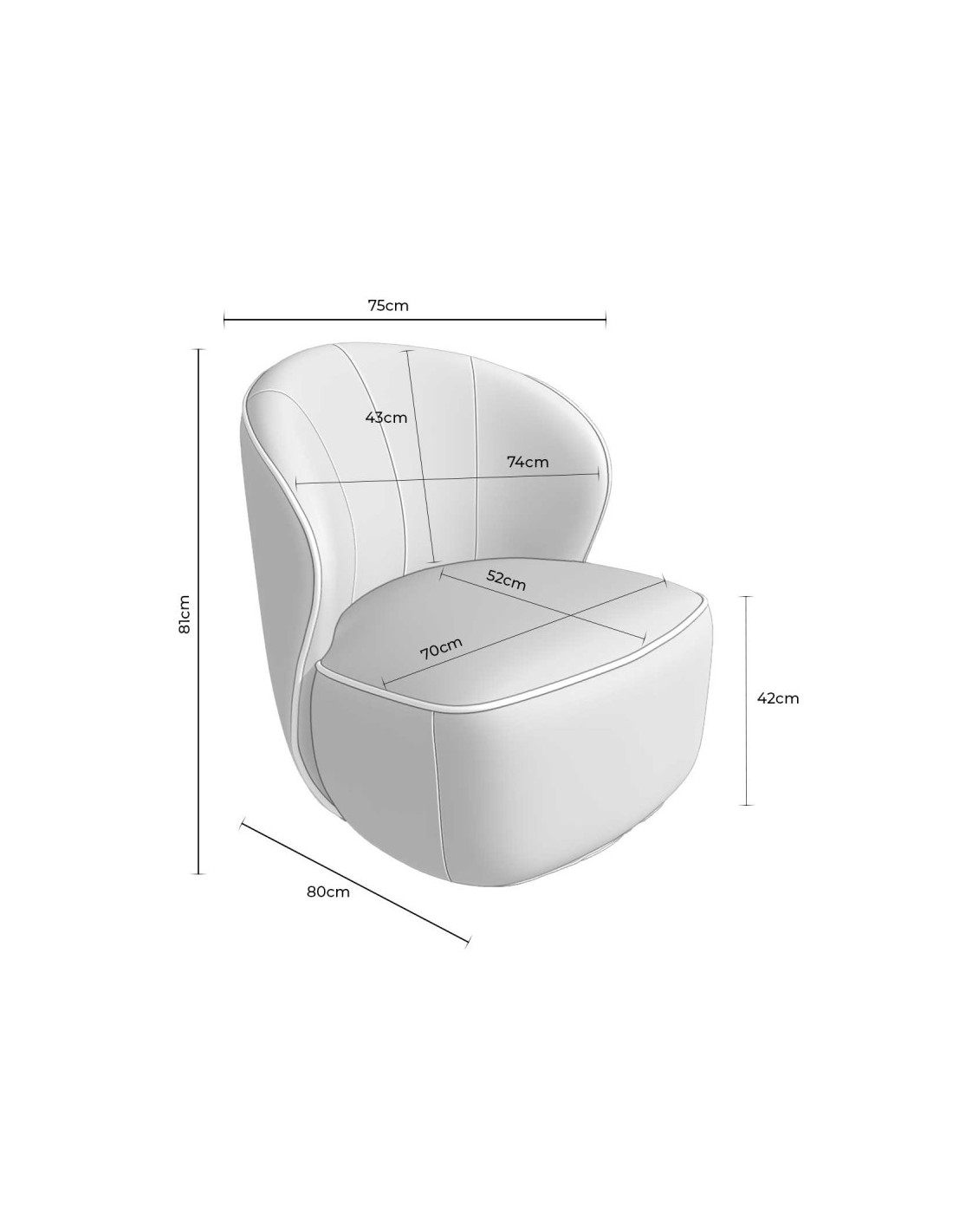 copy of Butaca HAVANA beige