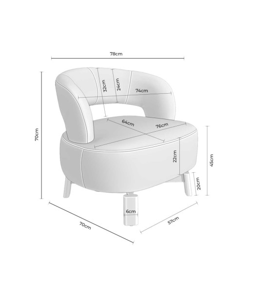 copy of Butaca BOGOTA beige