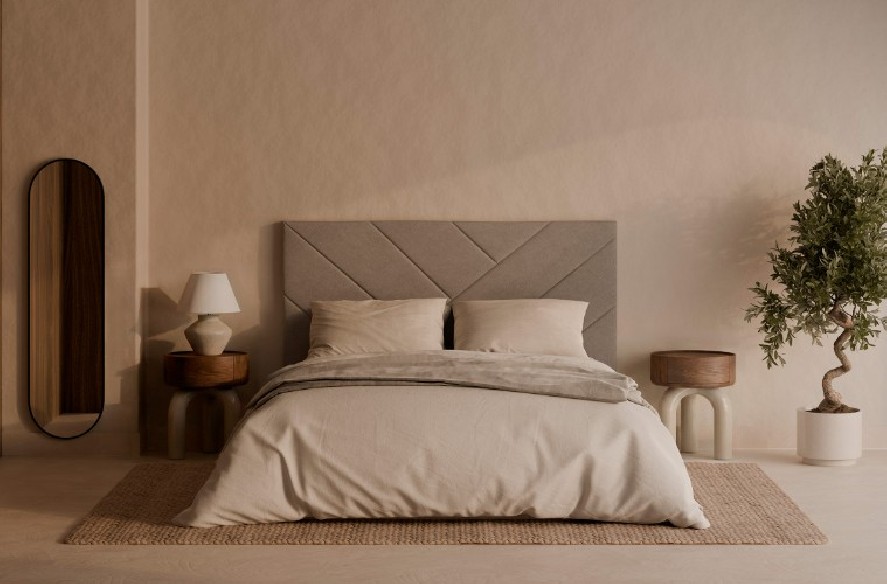 Mesita ARNOLD nogal/beige