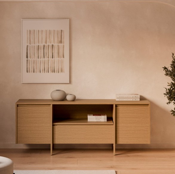 Mueble TV 160 PACIFIC (2 puertas + cajones)