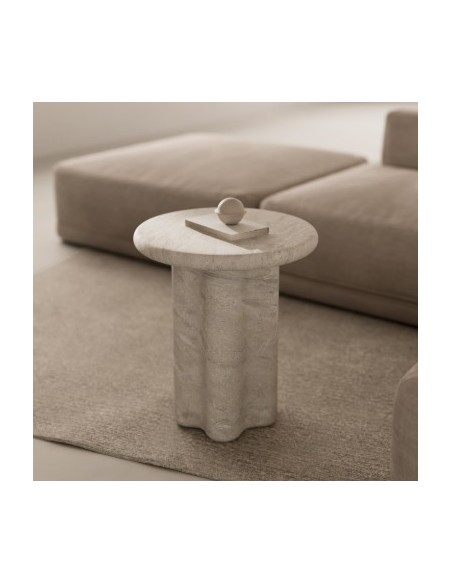 Mesa auxiliar EMERIC travertino