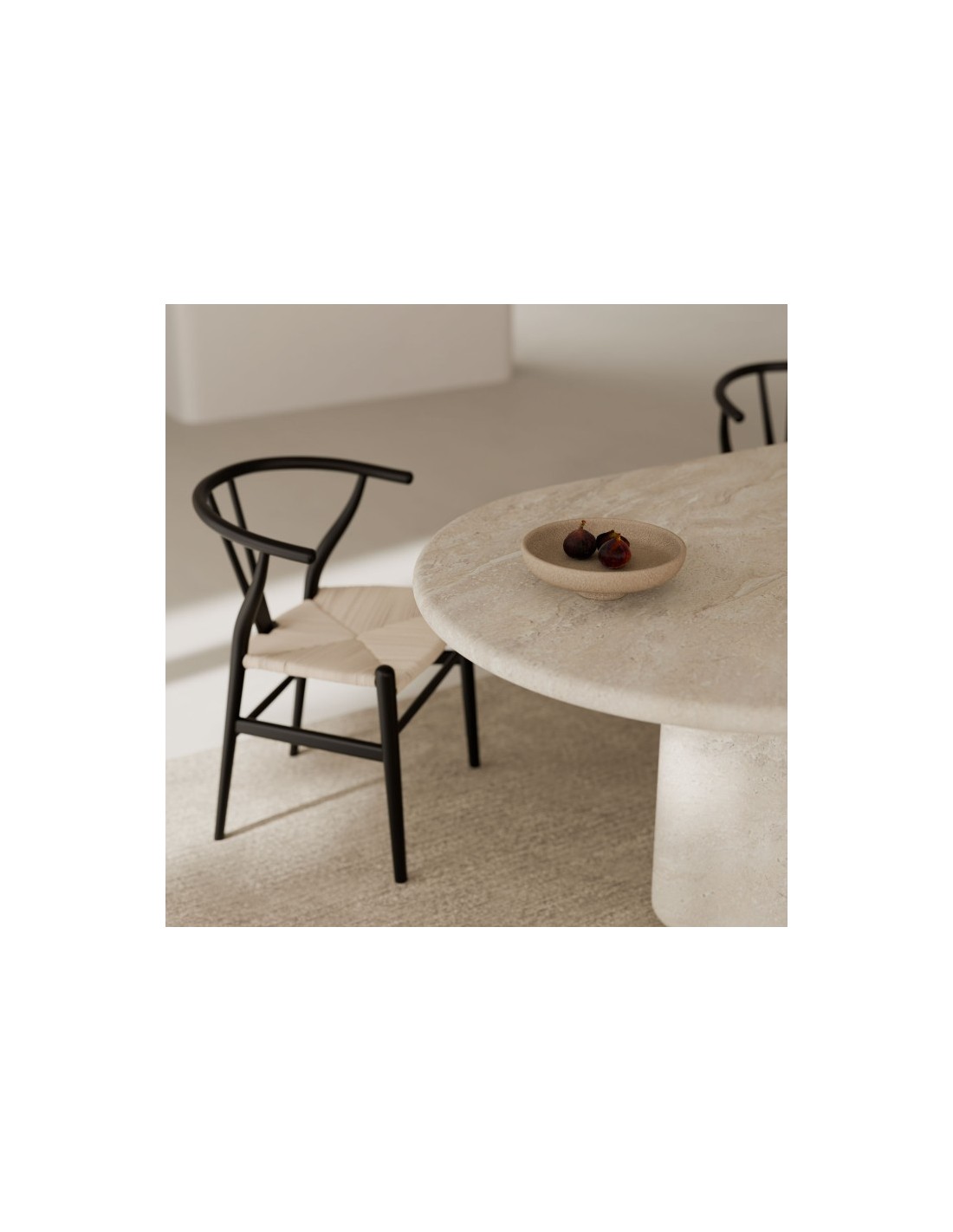 Mesa fija LORRAINE 220 travertino