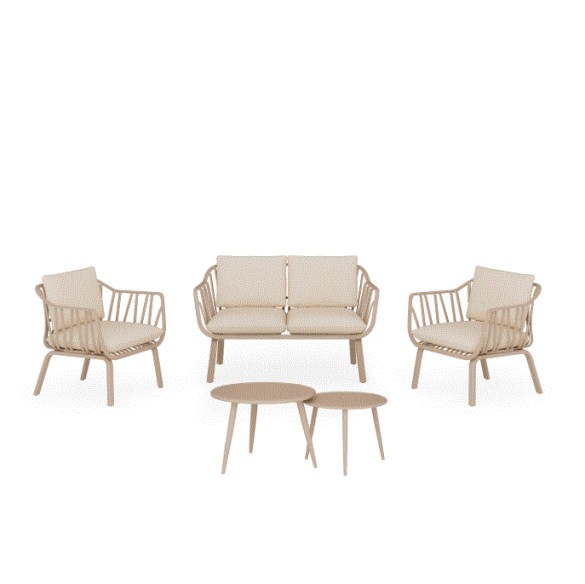 Conjunto de jardín MIKONOS beige