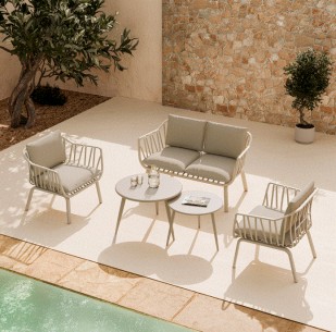 Conjunto de jardín MIKONOS beige 2