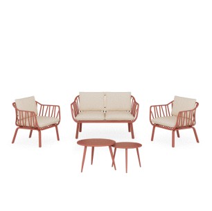 Conjunto de jardín MIKONOS terracota