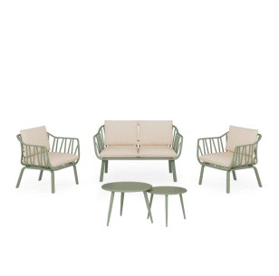 Conjunto de jardín MIKONOS verde