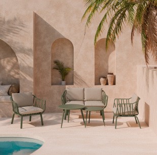 Conjunto de jardín MIKONOS verde 2
