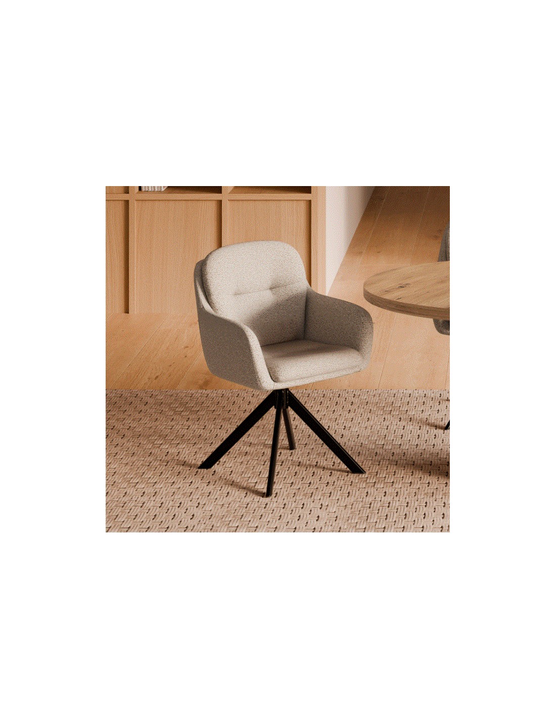 Silla SILVI beige