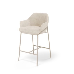 Taburete bajo THOMAS beige (pata beige)