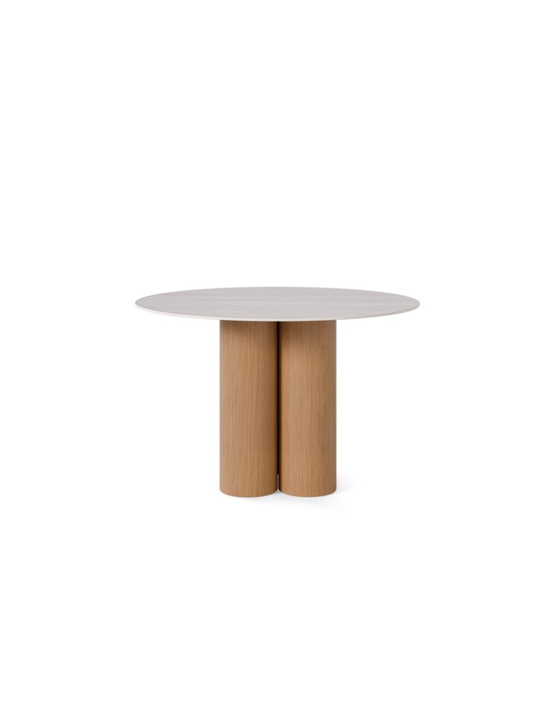 Mesa fija TRACY 120 travertino/roble