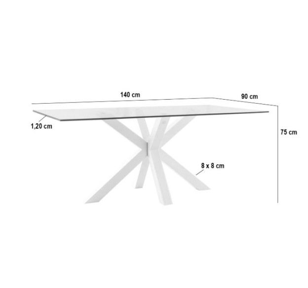Mesa fija DEMI 140