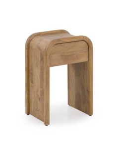 Mesita de noche 1 cajón madera maciza de mango