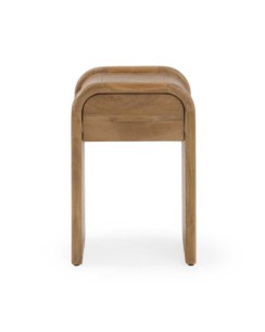 Mesita de noche 1 cajón madera maciza de mango 2