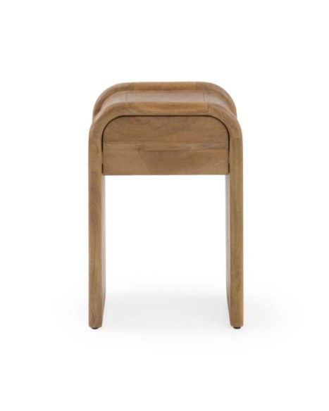 Mesita de noche 1 cajón madera maciza de mango
