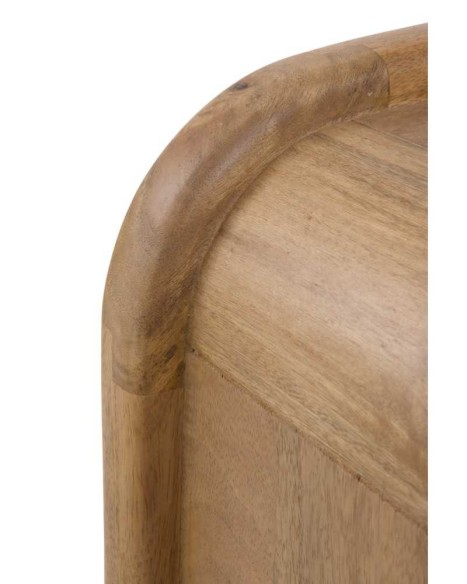 Mesita de noche 1 cajón madera maciza de mango