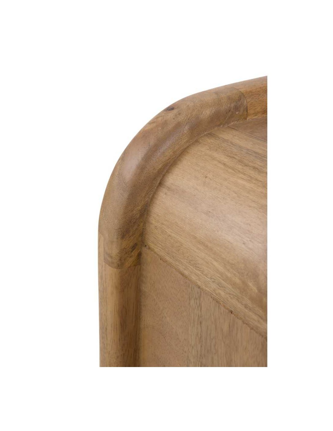Mesita de noche 1 cajón madera maciza de mango