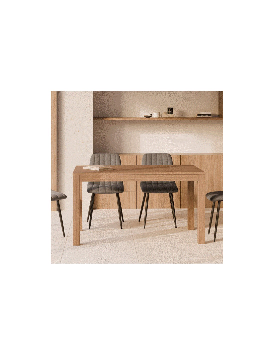 Mesa ext. MOLLY 120 roble