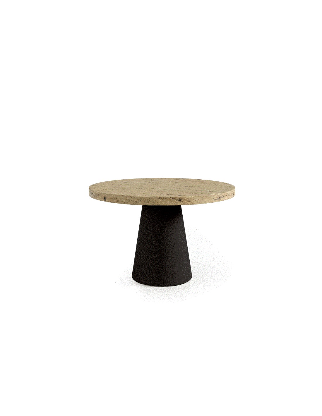 Mesa fija Holly 100 roble/negro