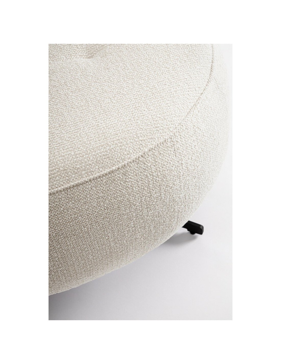 Sillón Gonnie en tela ecrù
