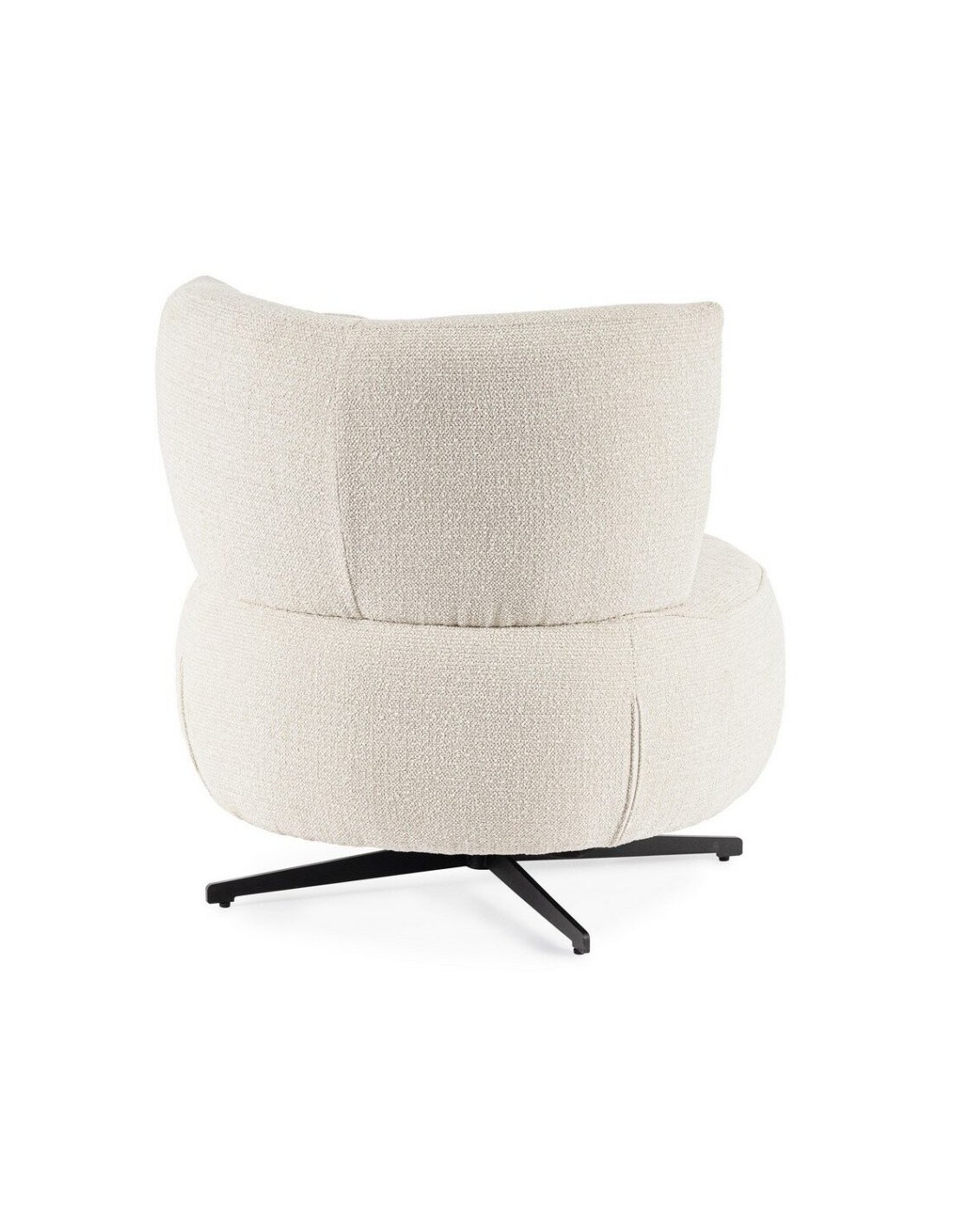 Sillón Gonnie en tela ecrù