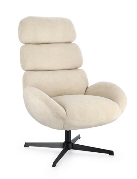 Sillón giratorio Violante perla