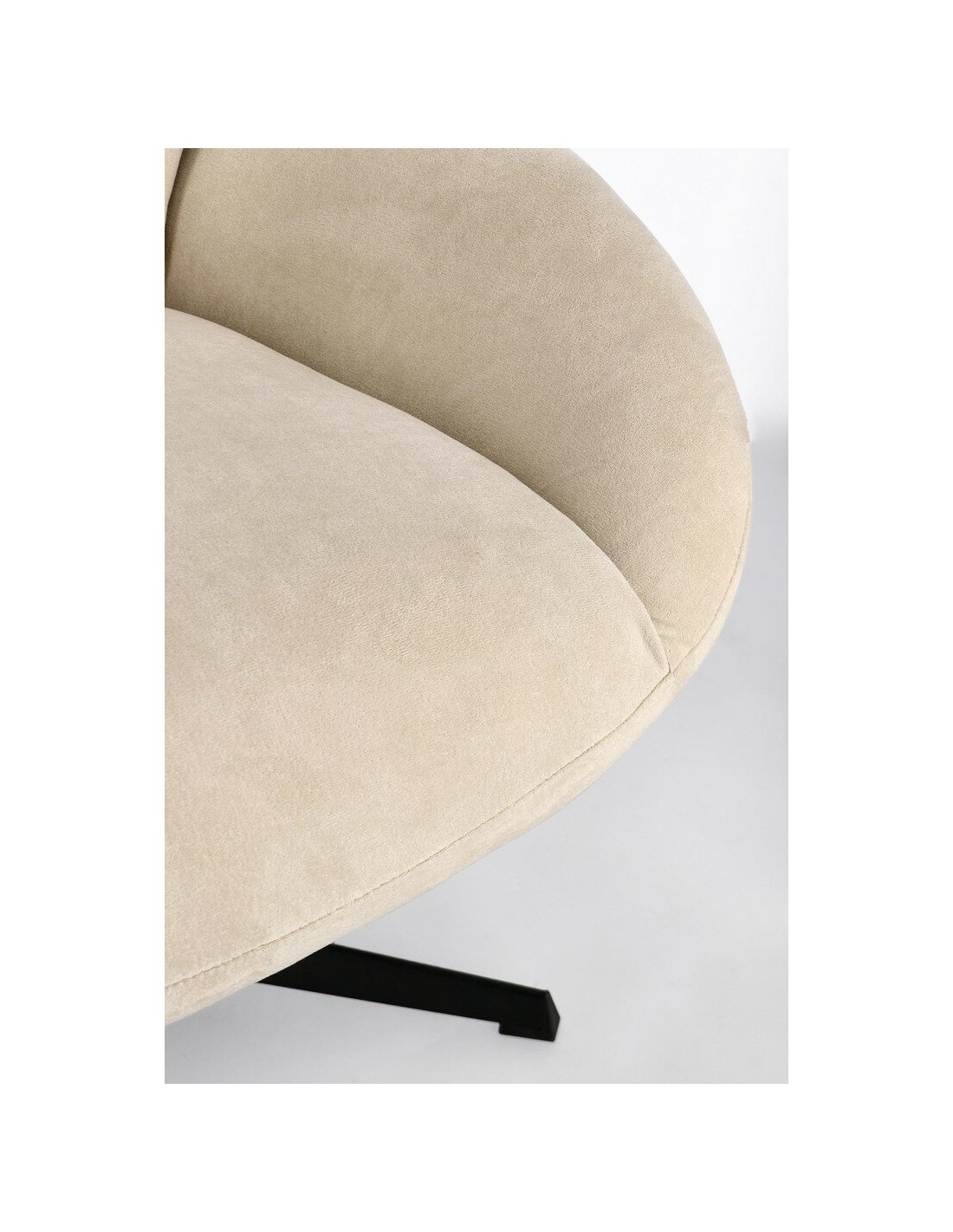 Sillón giratorio Violante perla