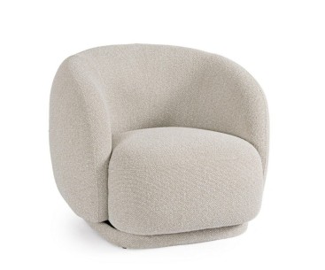 Sillón giratorio Harper natural